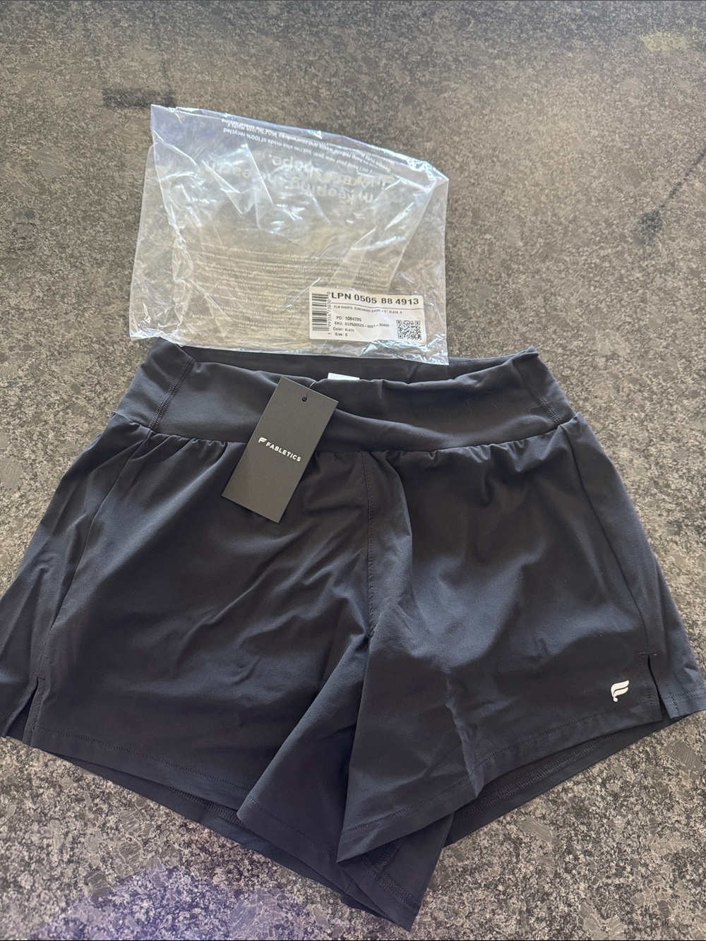 Fabletics Black Women's Athletic Shorts - Lightweight Performance